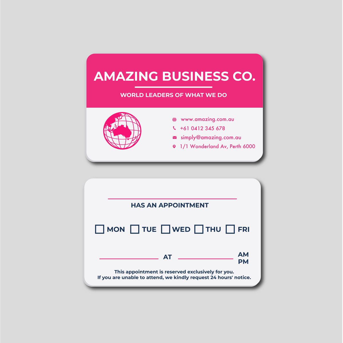 Appointment Cards