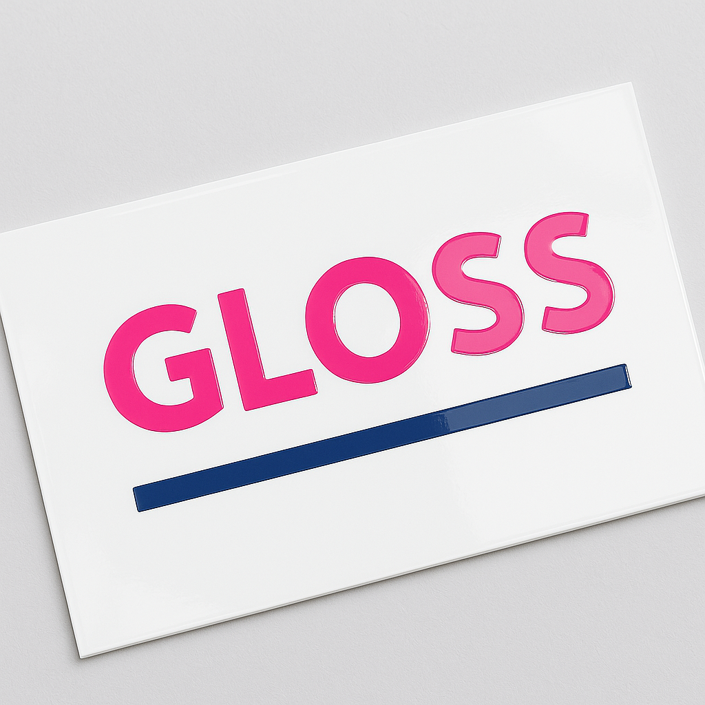 Gloss business card