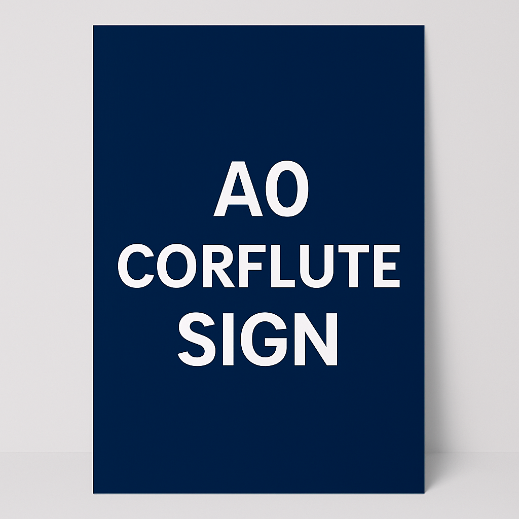 AO CORFLUTE SIGN ELECTION SIGNAGE