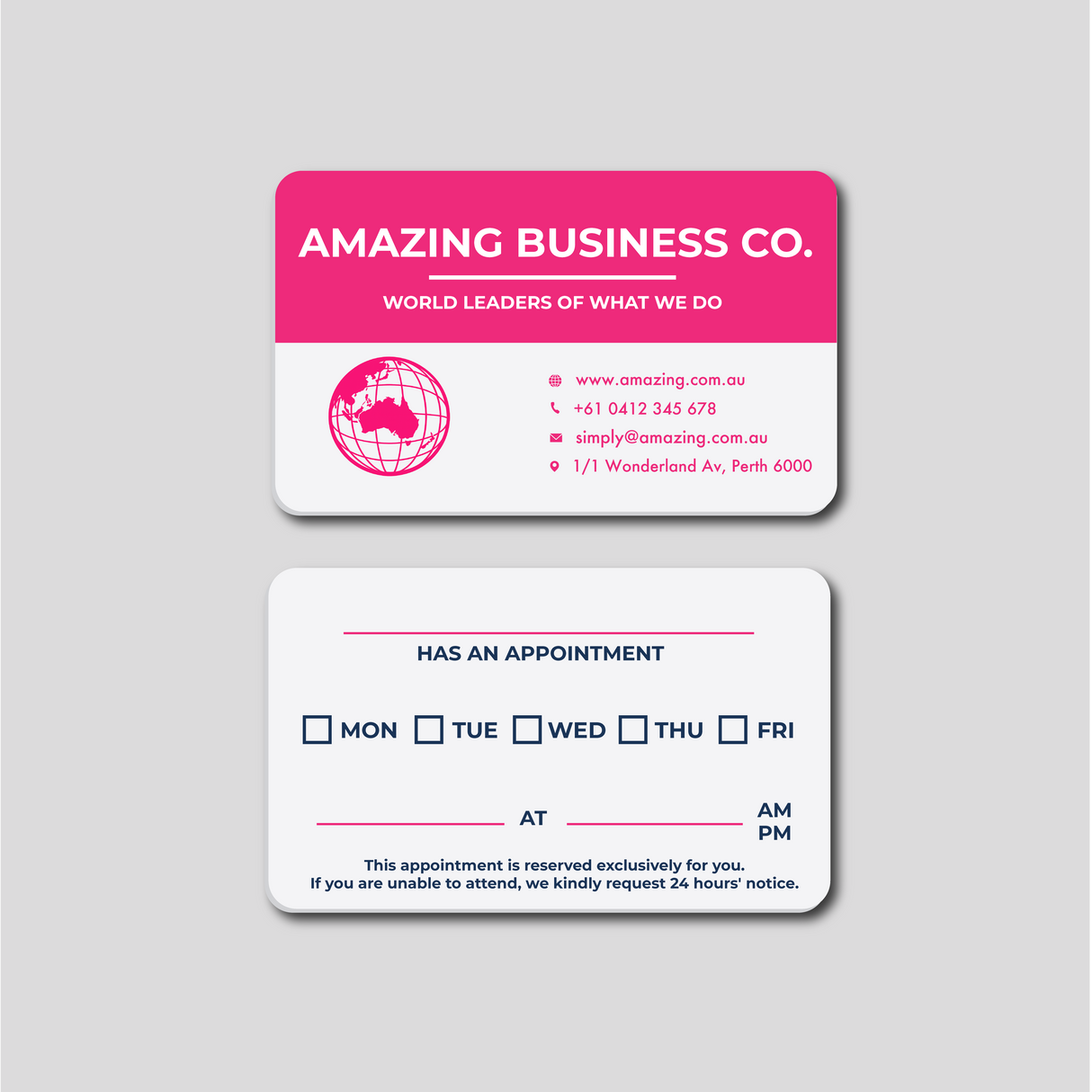 Appointment Cards