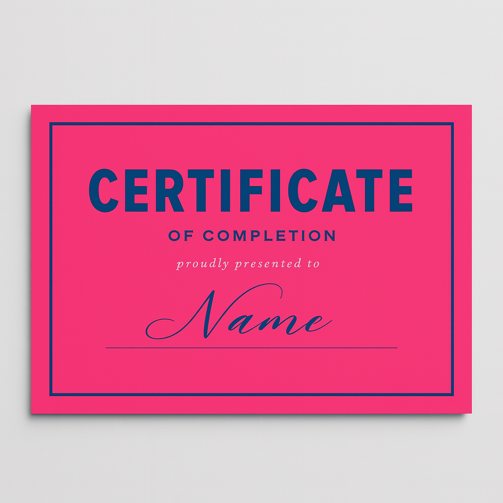 Certificates