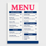 Seasonal Menus