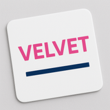 Square business cards rounded corners velvet soft touch