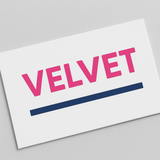 Velvet lamination soft touch business cards